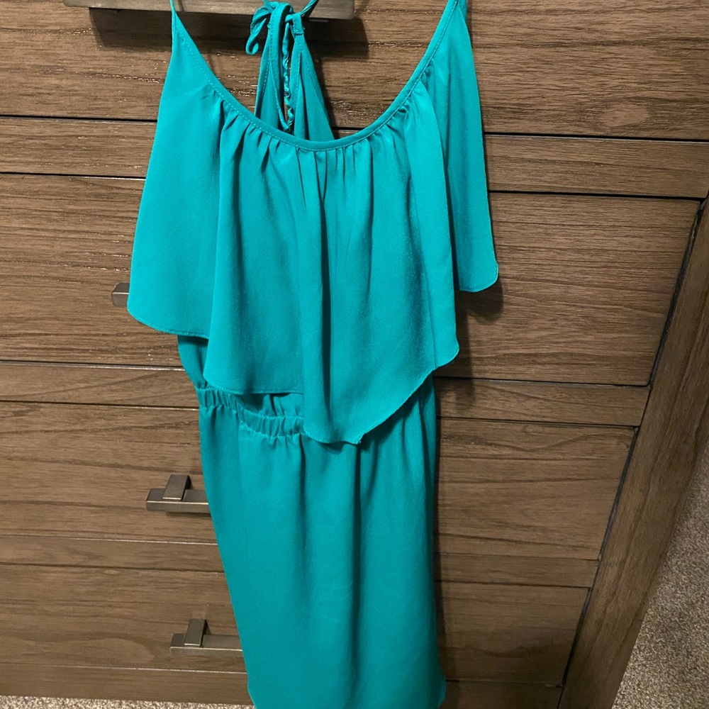 Green dress/size S great fit- breezy & light weight- Perfect for summer
